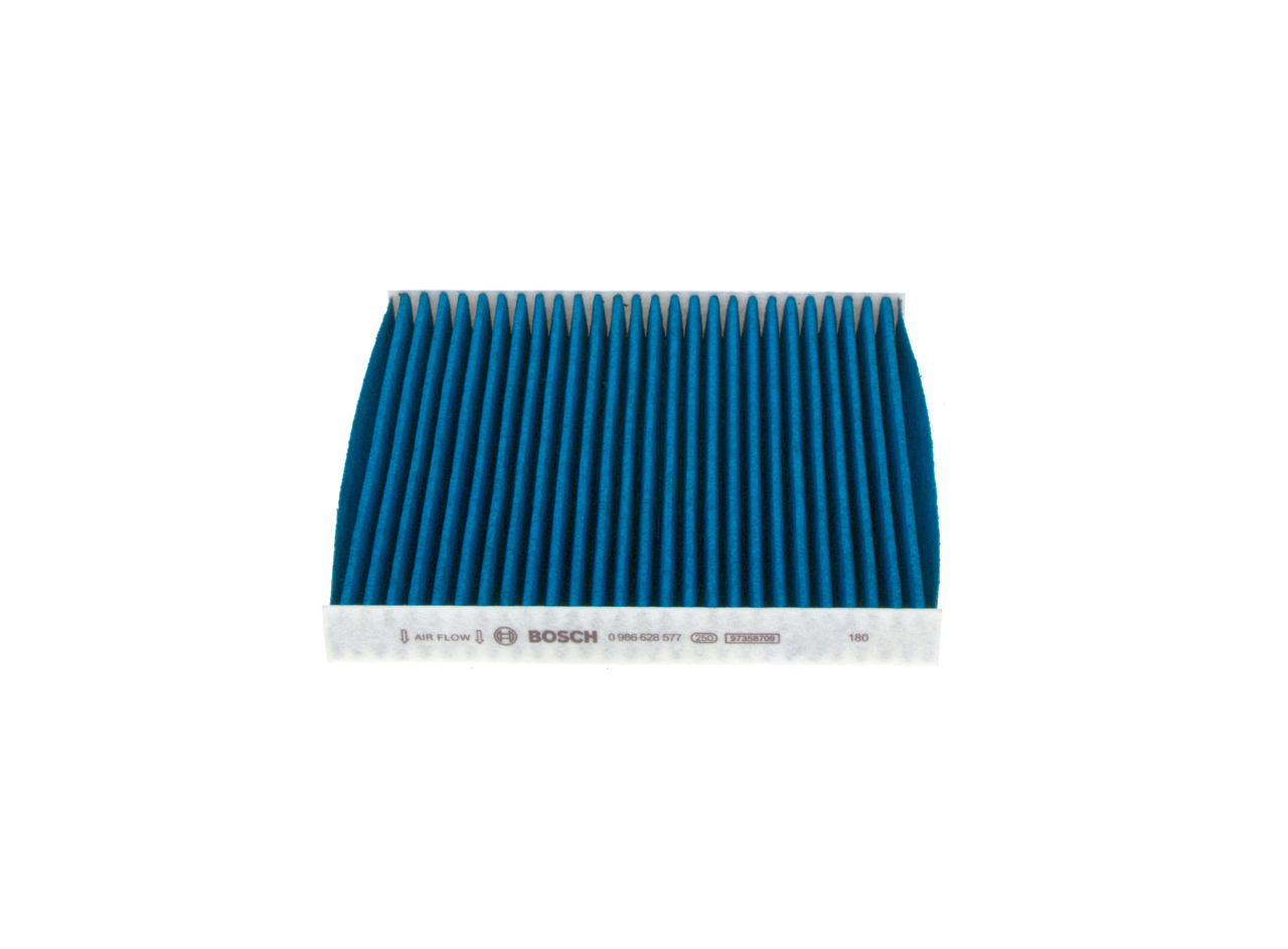 BOSCH | Pollenfilter Aktivkulfilter, med antibakteriel virkning, Partikeludskillemængde >98% for 2,5µm (finstøv), med antiallergisk virkning, med antivirus-virkning, med anti-skimmel virkning 0 986 628 577 SMART Fortwo III Cabriolet (453) 2025 billig online