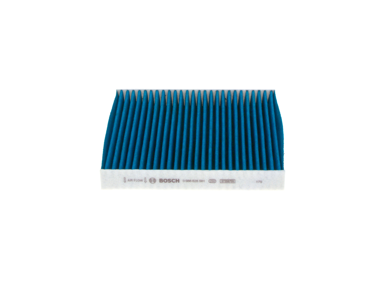 BOSCH | Pollenfilter Karbonfilter, med antibakteriell effekt, Filtreringsgrad >98 % for 2,5 µm (finstøv), med antiallergisk virkning, med antiviral virkning, Med soppdrepende virning 0 986 628 581 SUBARU Outback VI (BT) 2021 billige på nett