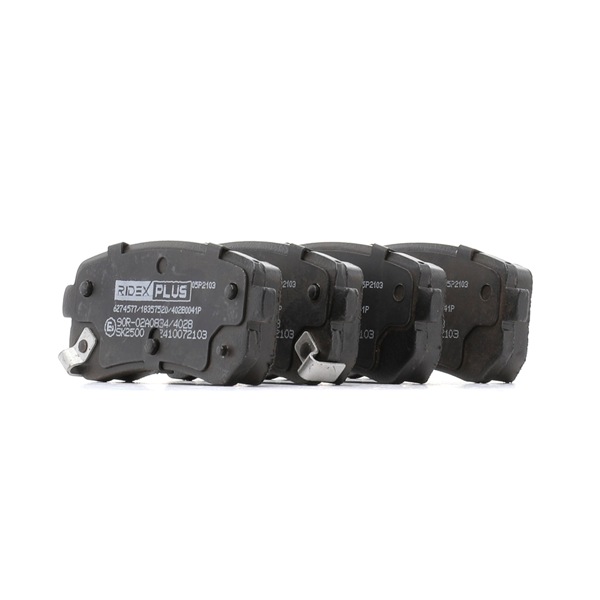 RIDEX PLUS 402B0041P Bremsbeläge HYUNDAI i30 CW (FD) 1.6 CRDi 128 PS Diesel 2010