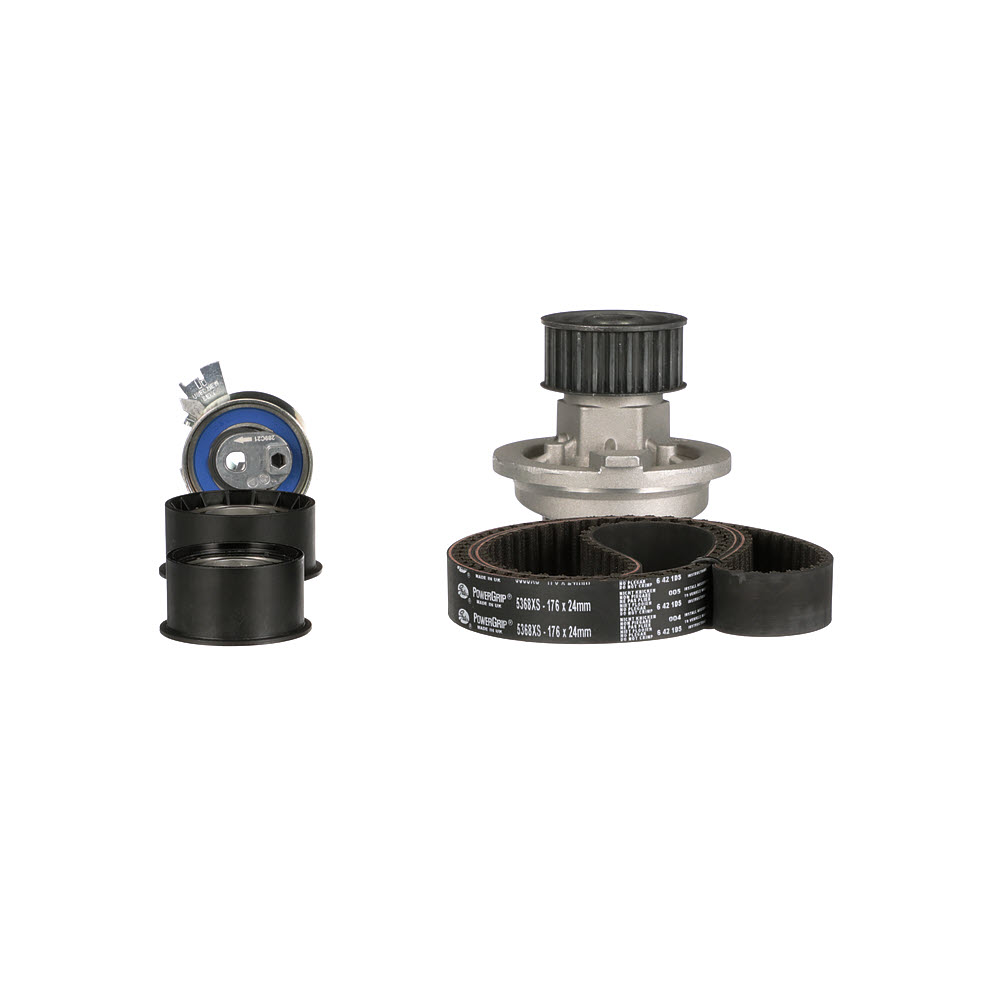 GATES KP25368XS Timing belt and water pump OPEL Kadett E CC (T85) 2.0 GSI 16V 156 hp Petrol 1988