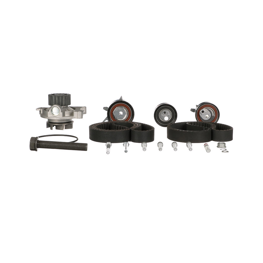 Motordelen VW LT 46 Flatbed Vrachtwagen: Distributieriem set + waterpomp GATES KP75323XS