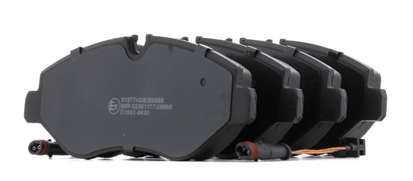 Número OEM JZW 698 151 AB - Pastilhas de travão SKBP-0012553 VW, MERCEDES-BENZ, AUDI, SEAT, SKODA