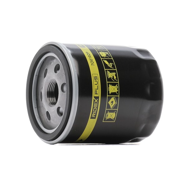 RIDEX PLUS 7O0182P oil filter SEAT Toledo IV Hatchback (KG3) 1.4 TDI 90hp 2015