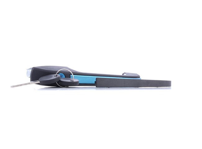 15434 FEBI BILSTEIN Door Handle Right, with lock barrel, with two keys, black