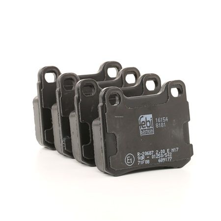 Número OEM 001 420 01 20 - Juego de pastillas de freno 16154 MERCEDES-BENZ, SMART