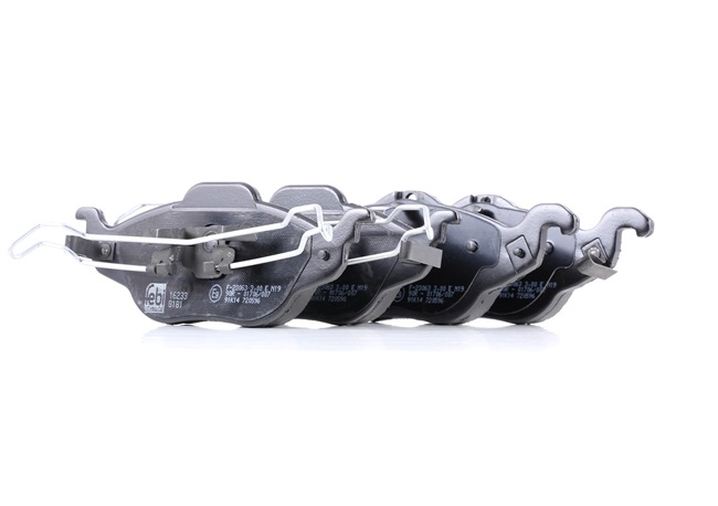 FEBI BILSTEIN 16233 brake pads VAUXHALL Astra Mk4 (G) CC (T98) 1.6 Dualfuel (F08, F48) 85hp 2002