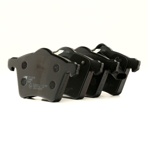 Número OEM 7D0 698 151 A - Juego de pastillas de freno 16458 SEAT, AUDI, SKODA, PORSCHE, CUPRA