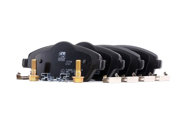 FEBI BILSTEIN 16748 Bremsbeläge OPEL Corsa C Schrägheck (X01) 1.6 (F08, F68) 92 PS Benzin 2006