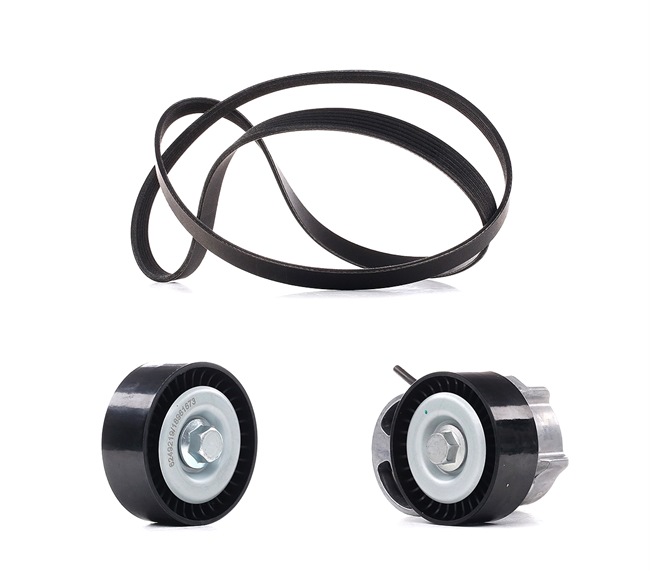 RIDEX PLUS 542R0110P poly v-belt kit BMW 3 Touring (E46) 316i 1.8 115hp 2002
