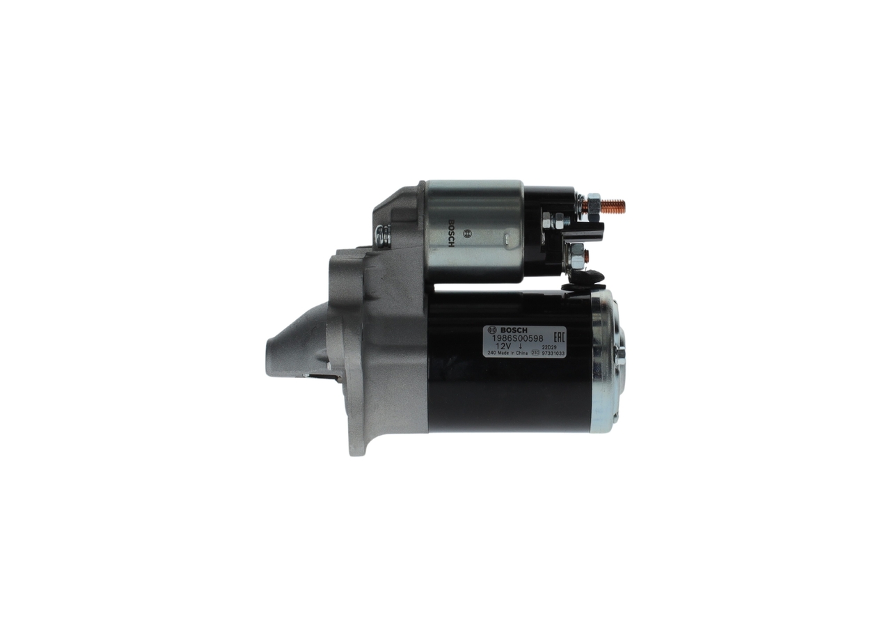Startmotor 1 986 S00 598 BOSCH RENAULT Grand Scénic III (JZ) 1.6 16V Bifuel 2011 110 hk