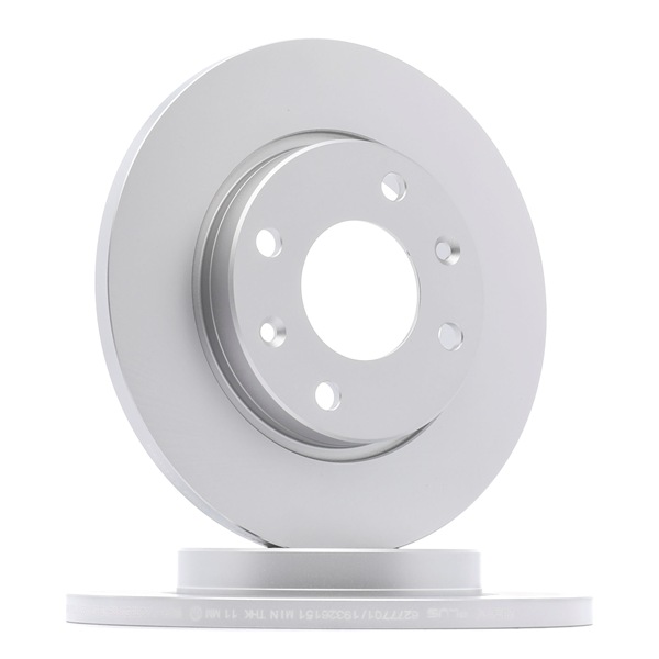 RIDEX PLUS 82B0052P Bremsscheibe PEUGEOT 206+ Schrägheck (2L_, 2M_) 1.4 i (2LKFWA, 2MKFWA) 75 PS Benzin 2009