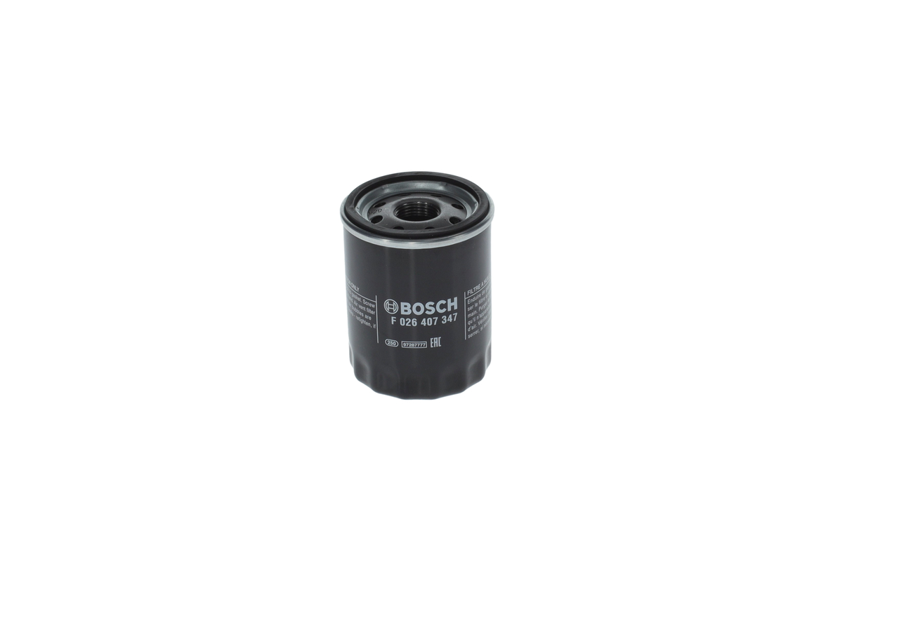 Número OEM 55 256 470 - Filtro de óleo F 026 407 347 PEUGEOT, OPEL, FORD, CITROËN, FIAT