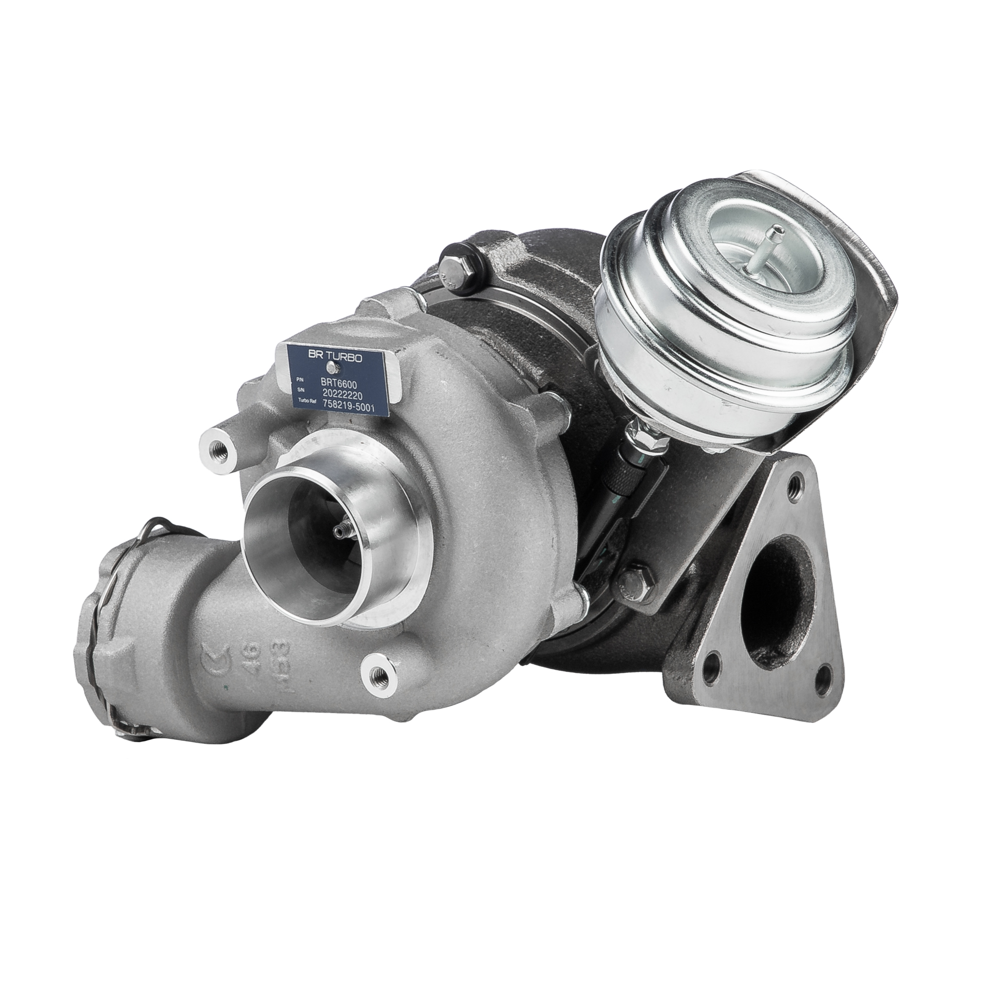 Número OEM 03G 145 702 L - Turbocompressor BRT6600 VW, AUDI, SEAT, HONDA, HYUNDAI