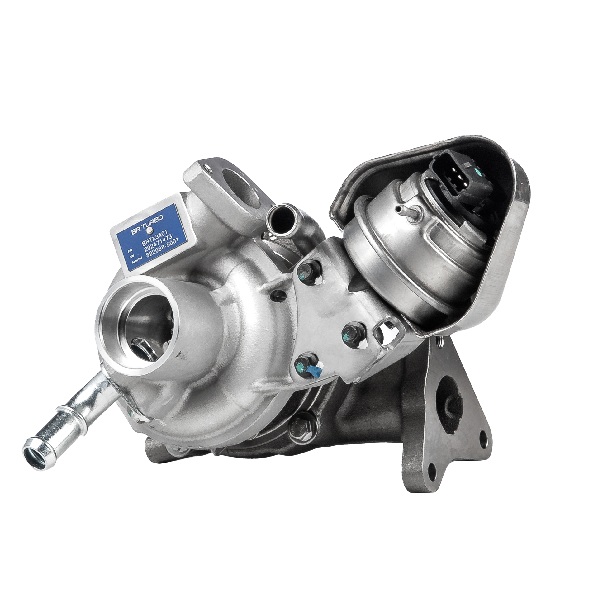Turbocompressor BRTX3401 BR Turbo FIAT Doblo II Van / Carrinha (263) 1.3 D Multijet (263ZXT1A, 263WXT1A, 263ZYA1A, 263WYA1A) 2020 80 cv