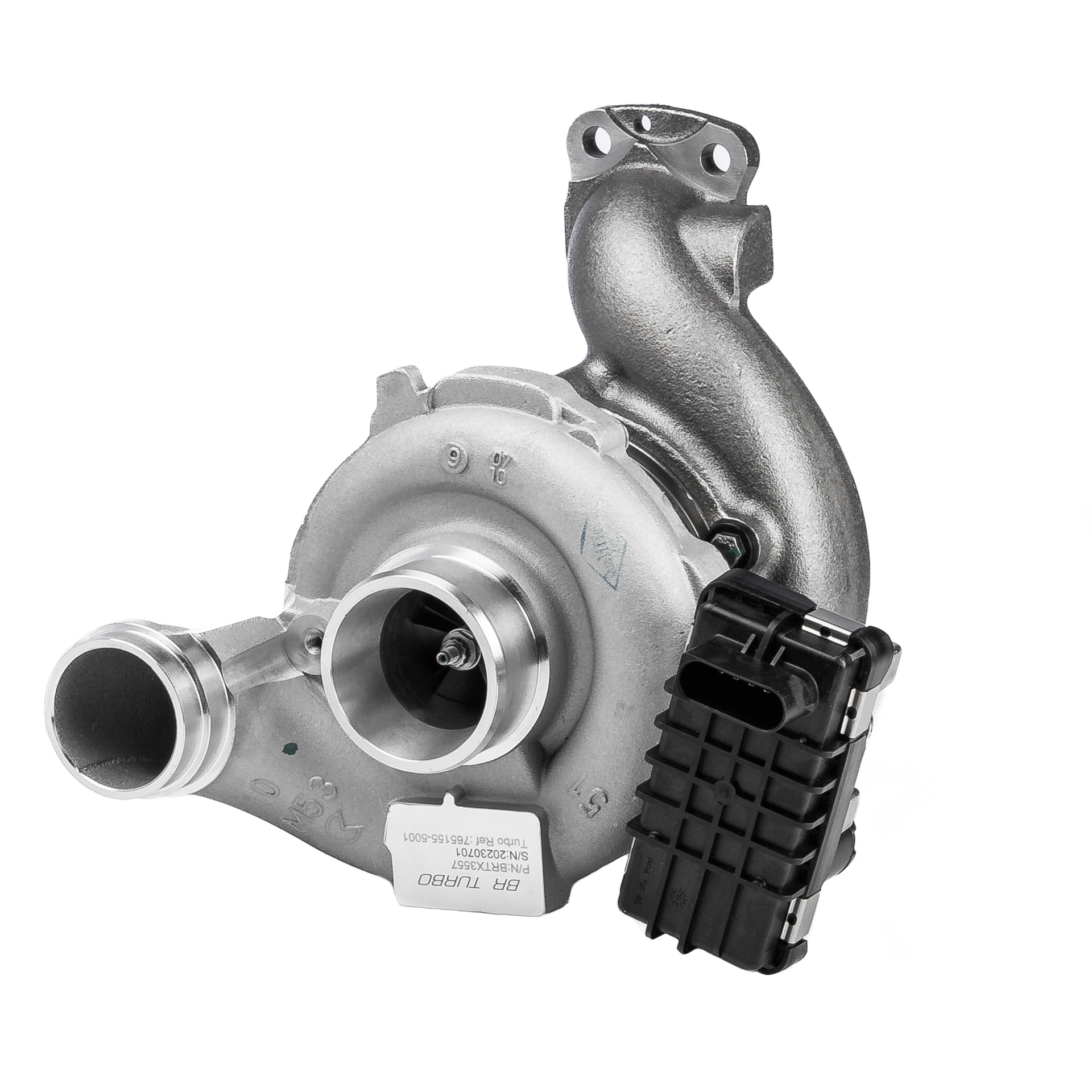 Numéro OEM 051 795 66 AB - Turbocompresseur BRTX3557 RENAULT, BMW, AUDI, MERCEDES-BENZ, OPEL