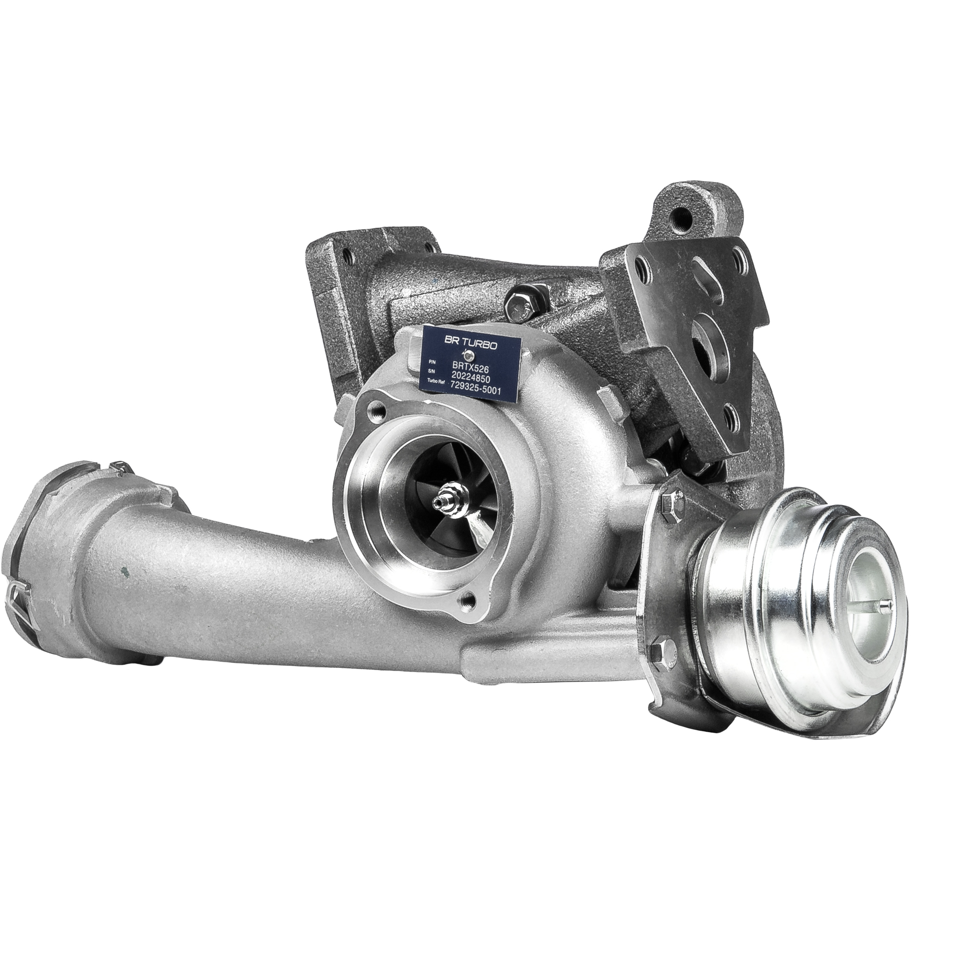 Turbolader BRTX526 BR Turbo Volkswagen Multivan T5 (7HM, 7HN, 7HF, 7EF, 7EM, 7EN) 2.5 TDI 4motion 2004 130 Pk