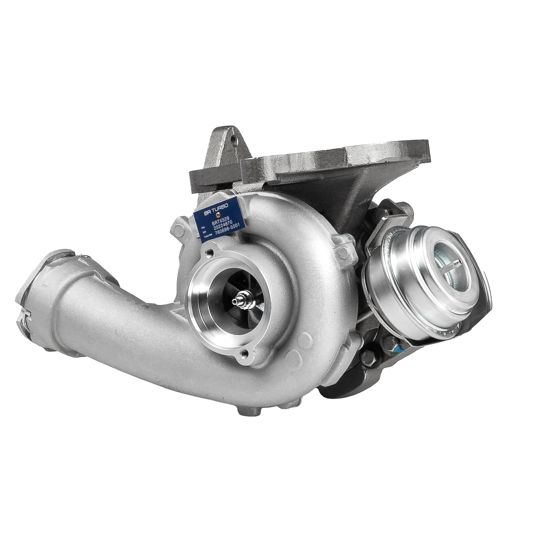 Número OEM 070 145 701 RV - Turbocompressor BRTX529 VW, OPEL, AUDI, FORD, SEAT