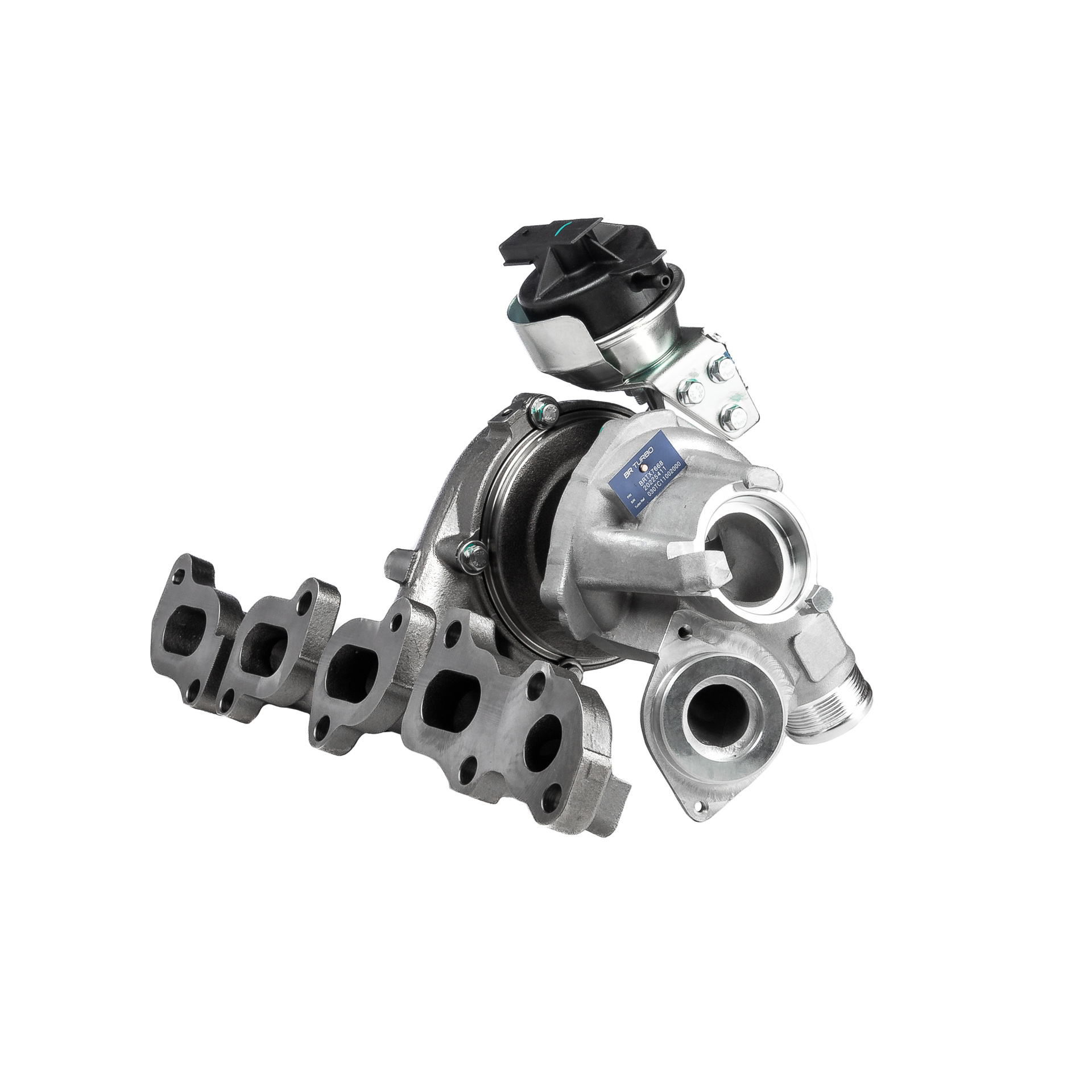 Número OEM 04L 253 010 BX - Turbocompressor BRTX7668 VW, AUDI, SEAT, SKODA