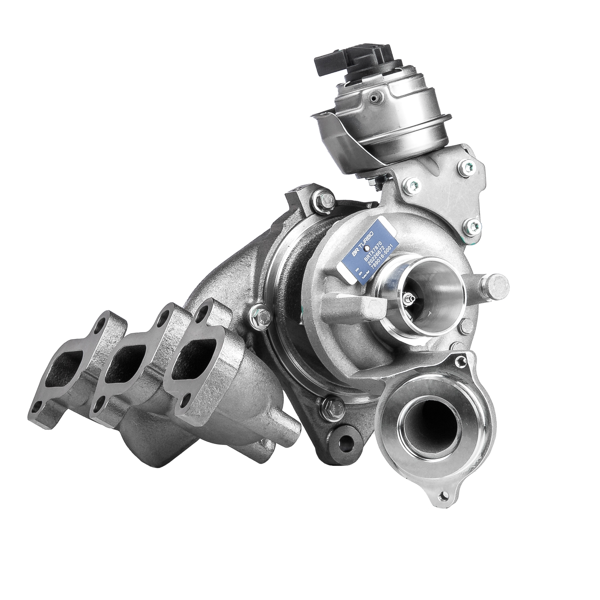 Número OEM 03P 253 019 B - Turbocompressor BRTX7870 VW, AUDI, SEAT, SKODA