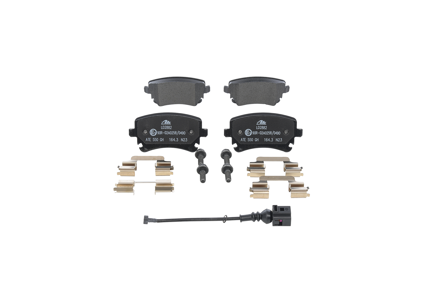 Número OEM JZW 698 451 L - Pastilhas de travão 13.0470-2882.2 VW, AUDI, SEAT, TOYOTA, SKODA