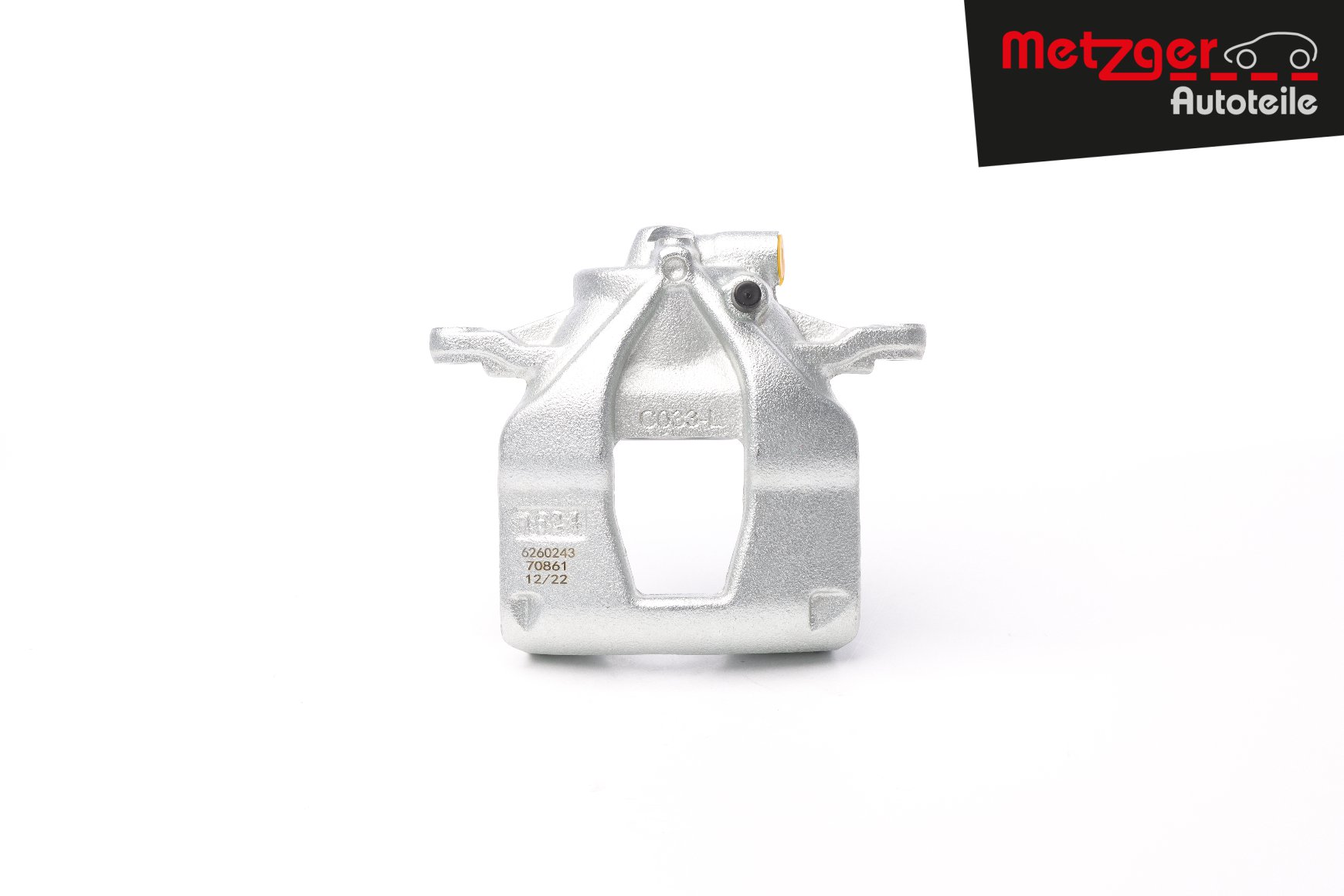 METZGER 6260243 brake caliper FIAT Doblo II Platform/Chassis (263) 1.3 D Multijet (263HXT1A, 263YXT1A, 263YYA1A, 263HYA1A) 80hp 2021