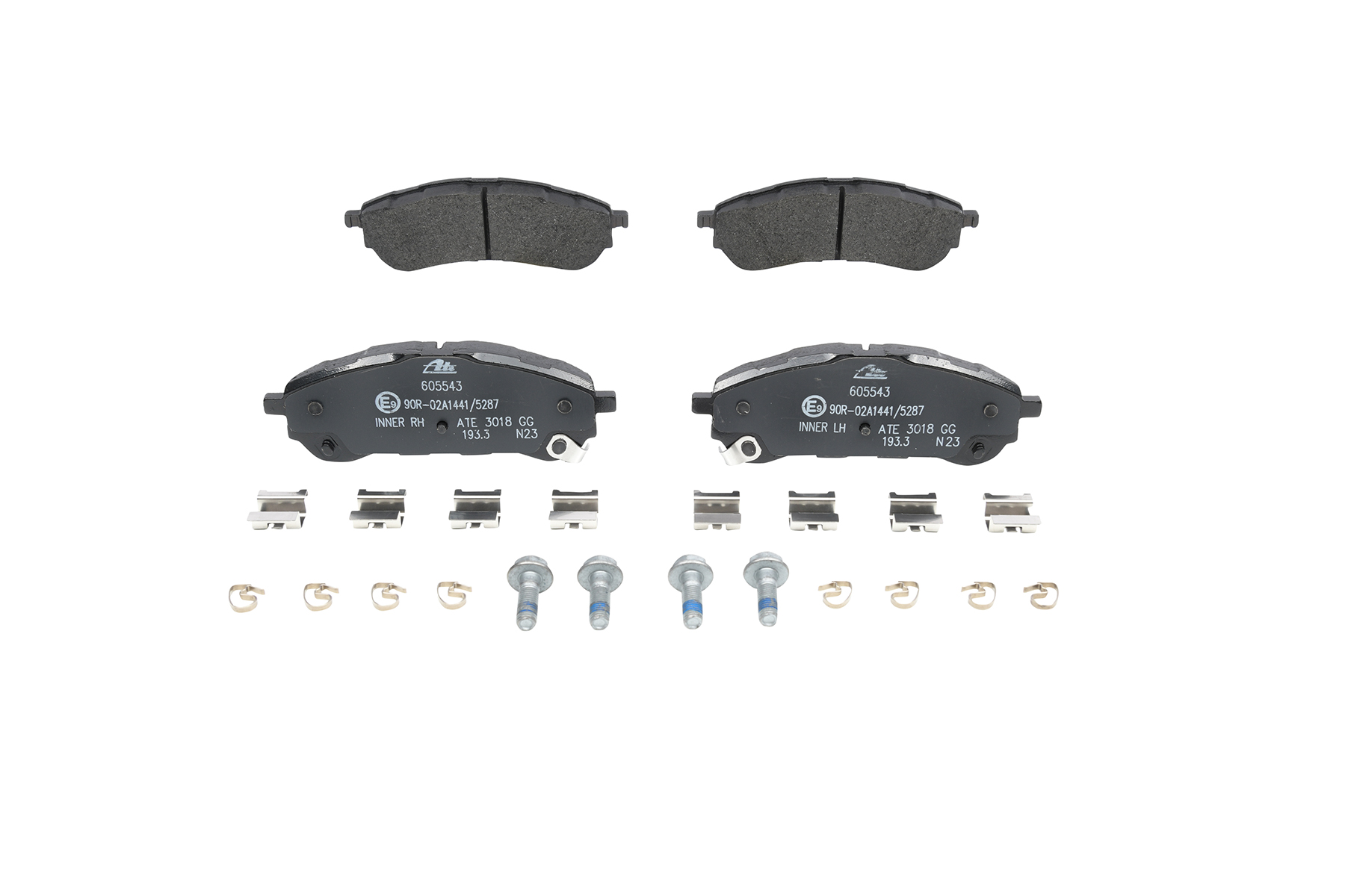 Bremseklodser 13.0460-5543.2 ATE FORD Ranger Mk3 (TKE) 2.0 EcoBlue 2022 170 HK