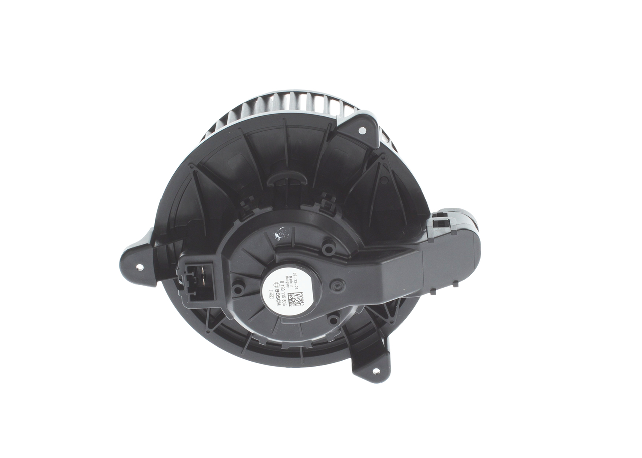 0 130 115 805 BOSCH Blower motor for left-hand drive vehicles, without integrated regulator