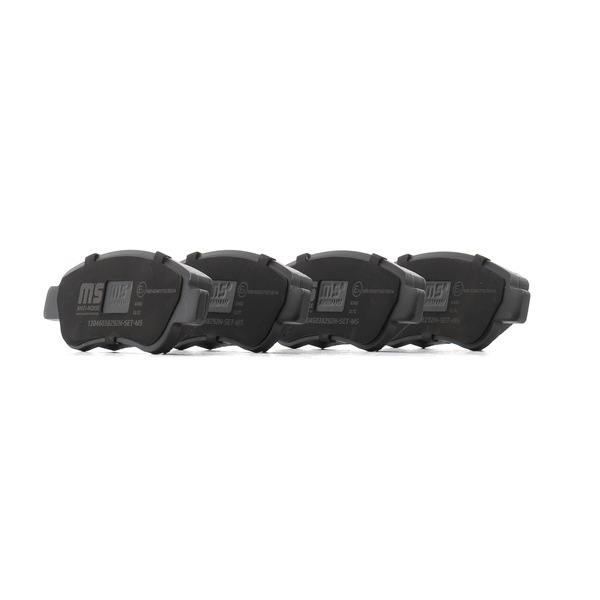 Bremsbeläge 13046038292N-SET-MSP MASTER-SPORT 425328 exkl. Verschleißwarnkontakt, nicht für Verschleißwarnanzeige vorbereitet, Vorderachse, mit Anti-Quietsch-Blech
