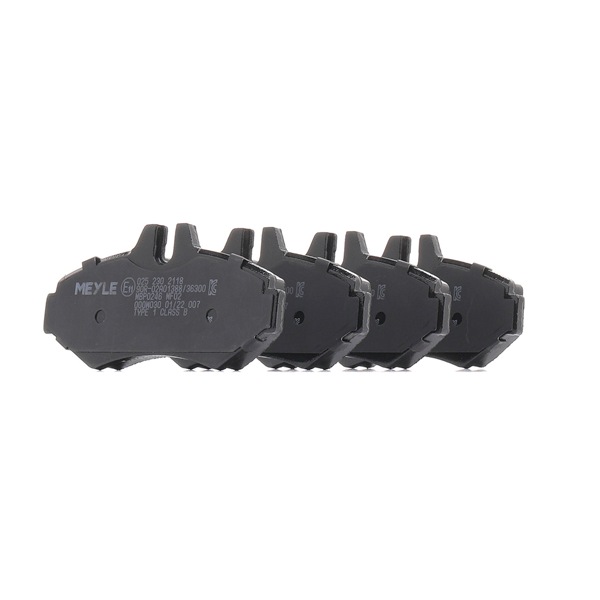 Número OEM 2D0 698 45 1B - Pastilhas de travão 025 230 2118 VW, MERCEDES-BENZ, AUDI, SEAT, VOLVO