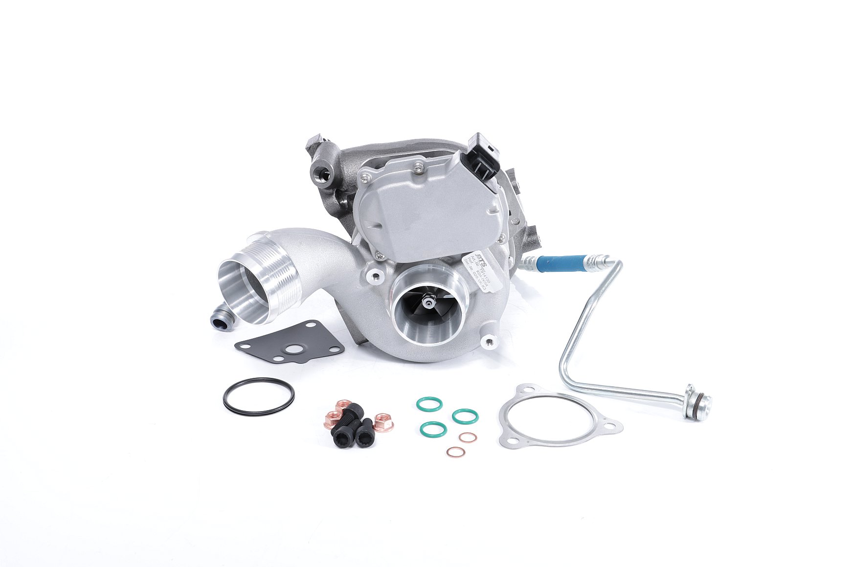 BTS TURBO | Turboaggregat med oljetilledning, med oljefrånledning, med påbyggnads-/fästmaterial T981345BT AUDI A8 D3 (4E2, 4E8) 2010 billiga online
