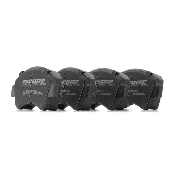 Numéro OEM E 172 558 - Plaquettes de frein GCD020046 PEUGEOT, CITROËN, FORD, OPEL, DS