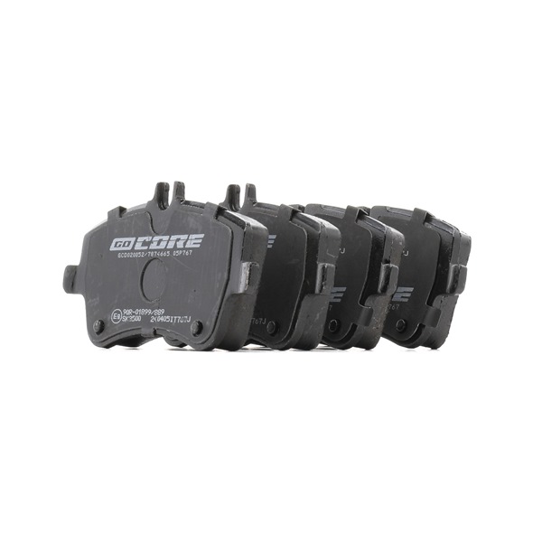 Numéro OEM A 006 420 62 20 - Plaquettes de frein GCD020052 MERCEDES-BENZ, JAGUAR