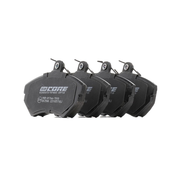 Numéro OEM 1HM 698 151 A - Plaquettes de frein GCD020073 PEUGEOT, AUDI, FORD, SEAT, SKODA