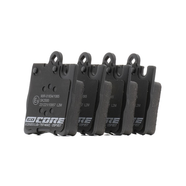 Numéro OEM 003 420 52 20 - Plaquettes de frein GCD020118 MERCEDES-BENZ, SMART, SSANGYONG