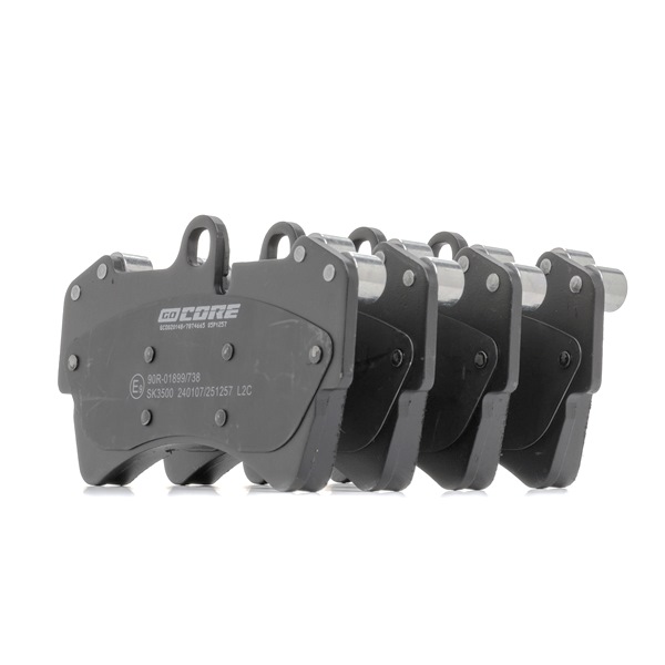 Numéro OEM 4L0 698 151 C - Plaquettes de frein GCD020148 AUDI, SEAT, SKODA, PORSCHE