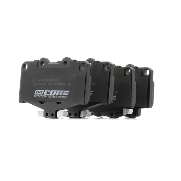 Numéro OEM 04465-YZZA6 - Plaquettes de frein GCD020235 AUDI, OPEL, TOYOTA, LEXUS, WIESMANN
