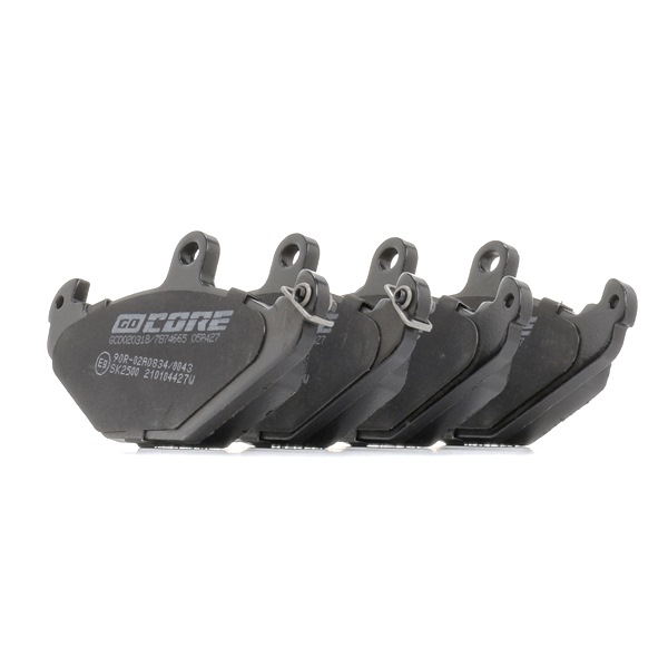 goCORE GCD020318 Bremsbeläge DODGE Viper Cabrio SRT-10 506 PS Benzin 2006