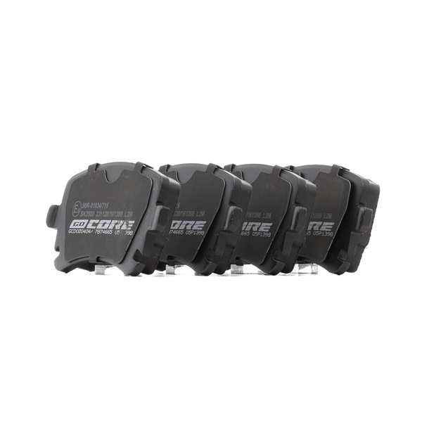 OEM-Nummer 4F0 698 451 H - Bremsbeläge GCD020404 VW, AUDI, SKODA, SEAT