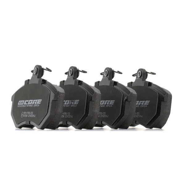 Numéro OEM 8A0 698 151 C - Plaquettes de frein GCD020563 AUDI, SEAT, SKODA, PORSCHE, CHERY