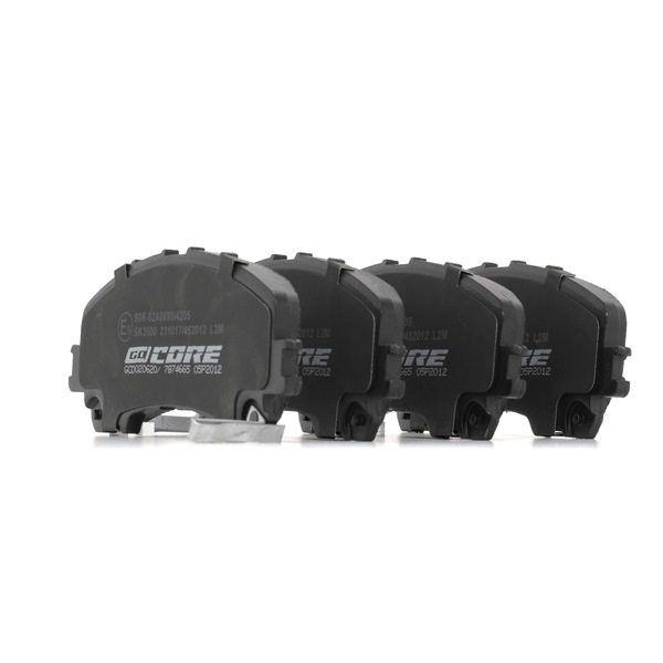 Numéro OEM D1060 4CC0A - Plaquettes de frein GCD020620 RENAULT, NISSAN, INFINITI