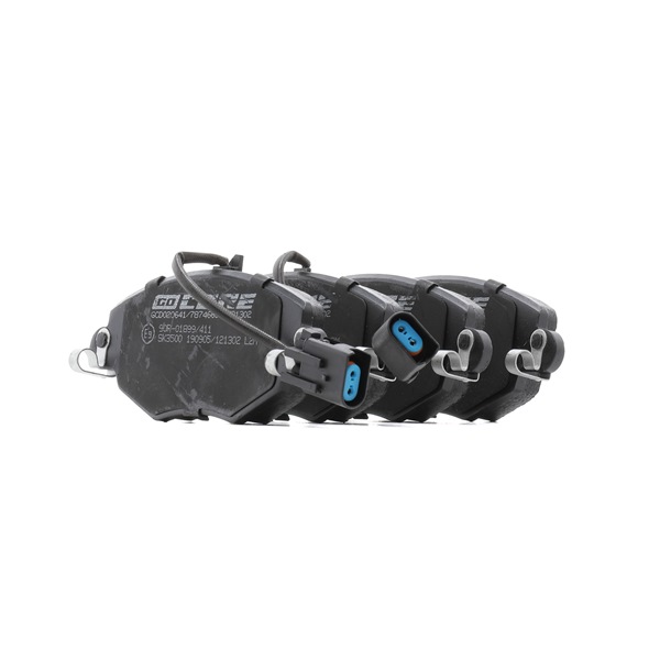 Numéro OEM C2 S17 129 - Plaquettes de frein GCD020641 FORD, IVECO, JAGUAR, ROVER