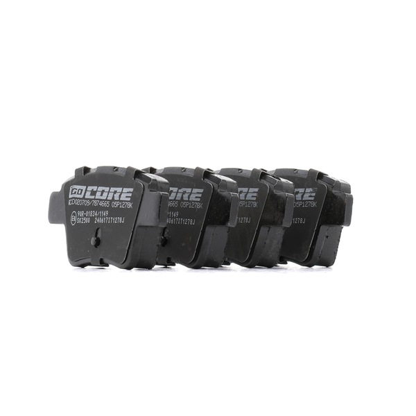 Numéro OEM E 172 270 - Plaquettes de frein GCD020709 PEUGEOT, CITROËN, OPEL