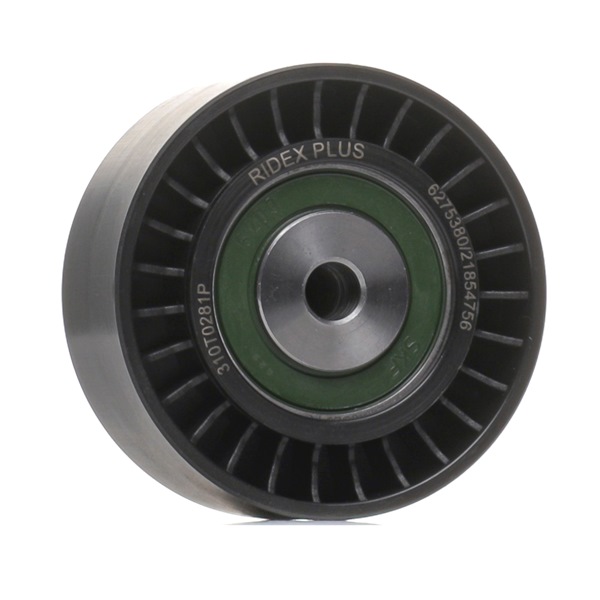 Rolo tensor, correia trapezoidal estriada 310T0281P RIDEX PLUS VW Touareg I (7LA, 7L6, 7L7) 3.0 V6 TDI 2004 225 cv
