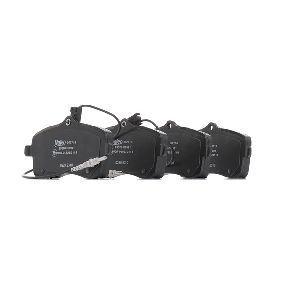Brake pad set 302718 VALEO 4254 78 PEUGEOT, CITROËN, OPEL
