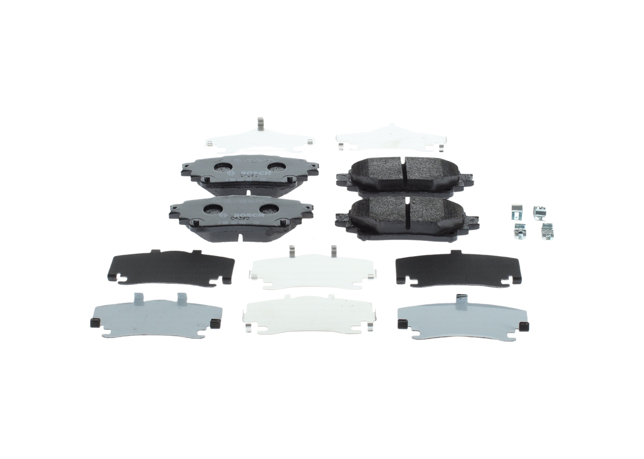 Juego de pastillas de freno 0 986 460 043 BOSCH LEXUS NX II (AZ20) 450h+ E-Four (AAZH26) 2024 309 cv