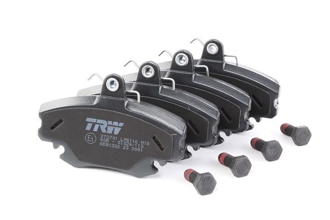 TRW | Juego de pastillas de freno preparado para indicador de desgaste, con tornillos pinza freno, con accesorios GDB1332 RENAULT Twingo I Hatchback 1999 baratos online