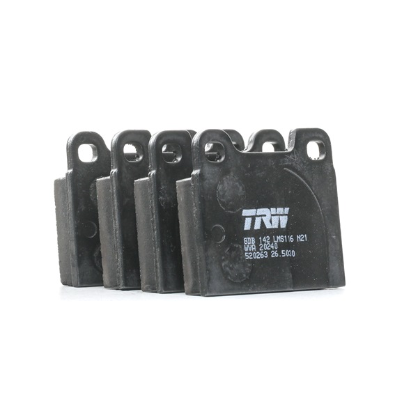 Kit pastiglie freni GDB142 TRW ALFA ROMEO Sprint / Alfasud Sprint (902A) 1.5 1981 95 CV