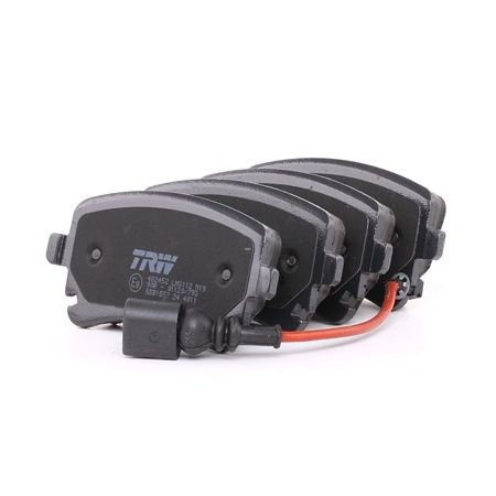 TRW | Pastillas con contacto avisador de desgaste, con tornillos pinza freno, con accesorios GDB1557 Volkswagen Transporter T5 Bus (7HB, 7HJ, 7EB, 7EJ, 7EF, 7EG, 7HF, 7EC) 2014 baratos online
