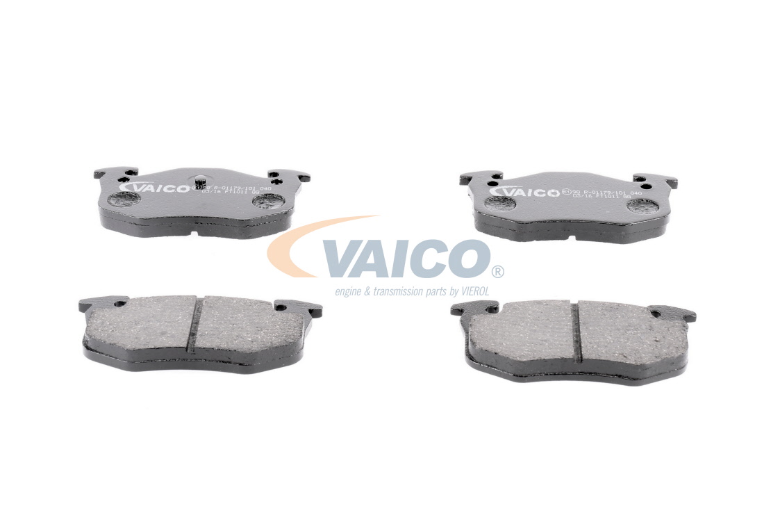 VAICO V22-0001 brake pads PEUGEOT 205 II Hatchback 1.6 Aut. 88hp 1991