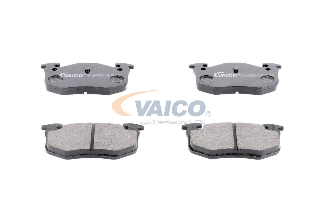VAICO V46-0162 brake pads PEUGEOT 205 II Hatchback 1.6 Aut. 88hp 1993